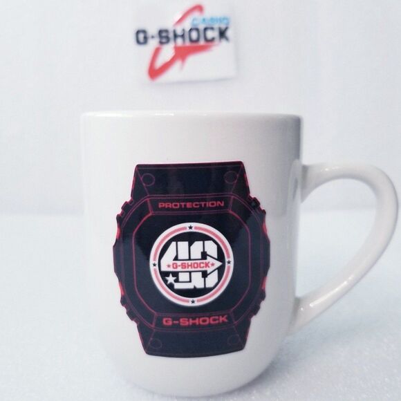 Casio G-Shock  custom 12 oz ceramic coffee cup mug 40th anniversary - Picture 1 of 2